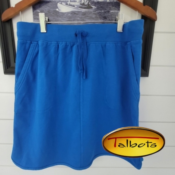 Summer Pull-on Skirt Blue Petite Small - Picture 1 of 10